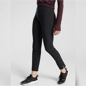 Athleta Wander Slim Black Ankle Pants Size 10T